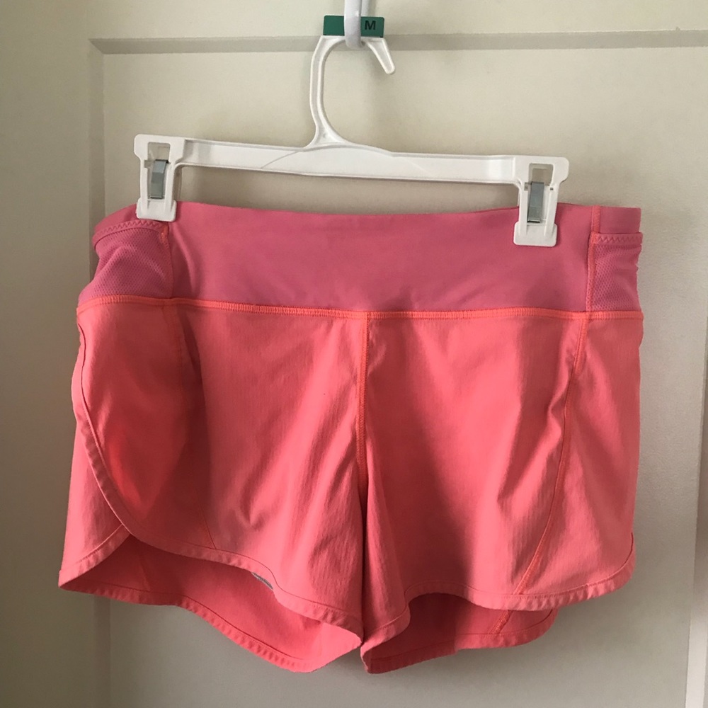 Lulu 3 inch inseam split shorts size 8